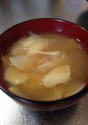 下処理無しでおいしい筍の味噌汁-レシピのメイン写真