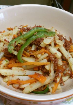 新じゃがとコンビーフのキンピラ-レシピのメイン写真