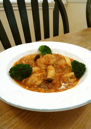 簡単なのに豪華♪鶏肉のトマトソース煮-レシピのメイン写真