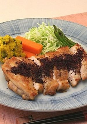 チキンソテーの赤しそかけ-レシピのメイン写真