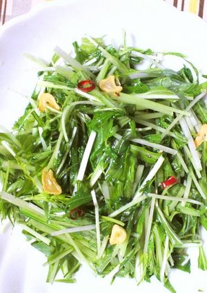 ぺペロン水菜♪サラダ-レシピのメイン写真