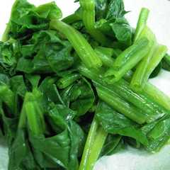รูปของ 沸騰させないで茹でるほうれん草