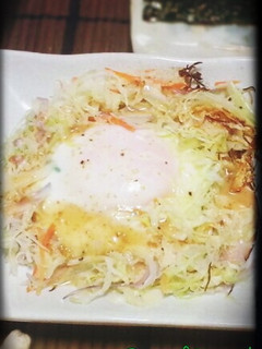 カット野菜で♪巣ごもり目玉蒸し焼き♪-レシピのメイン写真