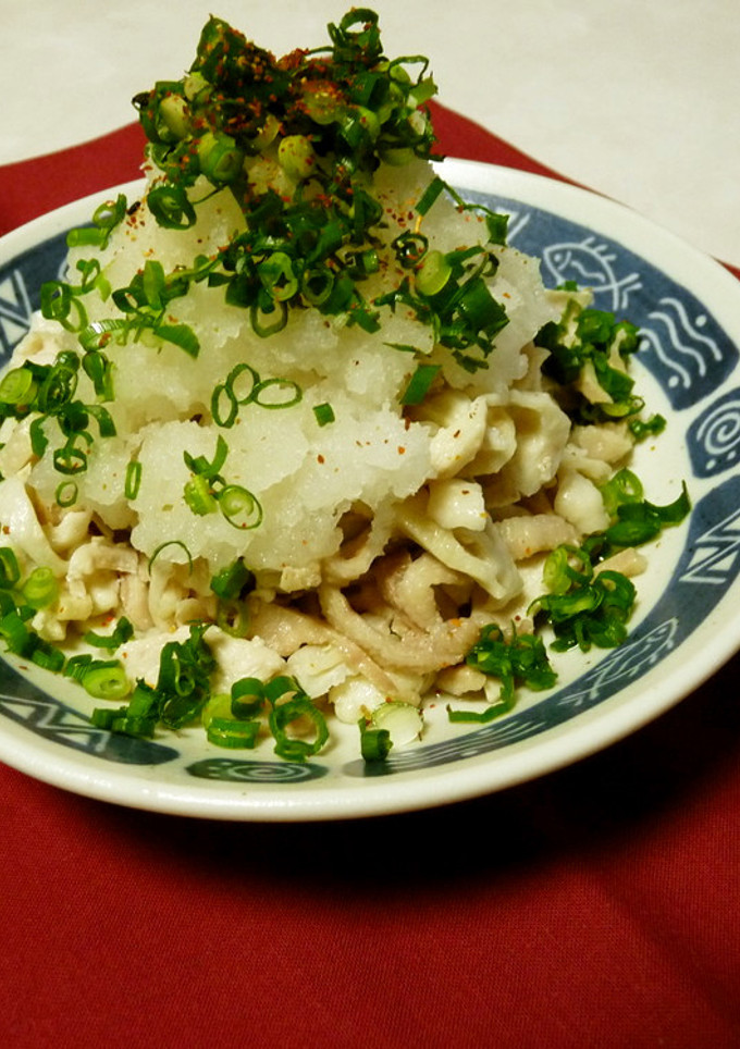 鶏皮のおろしぽん酢和え-レシピのメイン写真