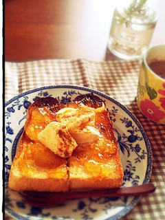 うちカフェ☆ママレードトースト-レシピのメイン写真