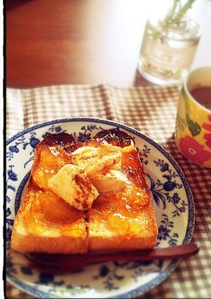 うちカフェ☆ママレードトースト-レシピのメイン写真