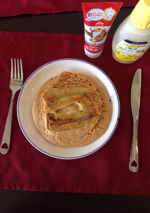 甘さ控えめ！バナナパンケーキ-レシピのメイン写真