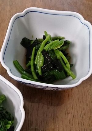 ほうれん草の副菜～ズボラさんのだし醤油～-レシピのメイン写真