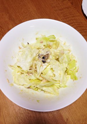 ざく切りキャベツサラダ-レシピのメイン写真
