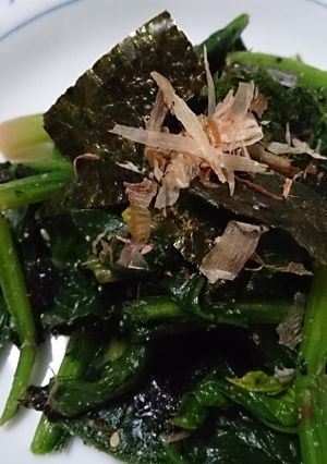 簡単☆ほうれん草の海苔ゴマあえ-レシピのメイン写真