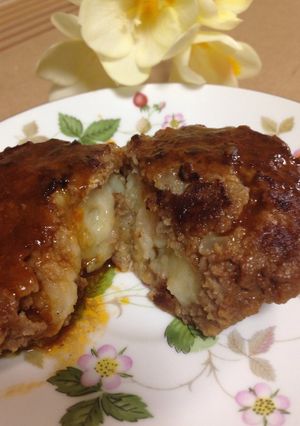 節約☆かさ増しポテサラチーズバーグ-レシピのメイン写真
