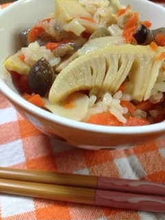 我が家の具沢山♡タケノコご飯♡-レシピのメイン写真