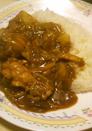春キャベツとエリンギのカレー-レシピのメイン写真
