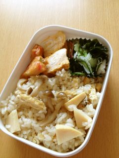 タケノコご飯弁当-レシピのメイン写真