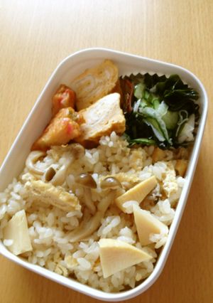 タケノコご飯弁当-レシピのメイン写真
