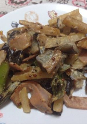 マヨマスタードで簡単おしゃれな野菜炒め-レシピのメイン写真