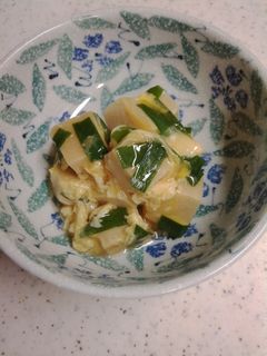 高野豆腐リメイク♪ニラの卵とじ☆-レシピのメイン写真