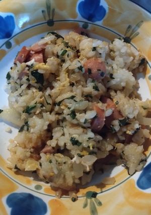 大葉でさっぱりガーリック炒飯-レシピのメイン写真