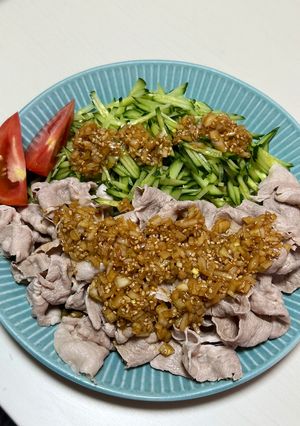 豚しゃぶ　さっぱり玉ねぎソース-レシピのメイン写真