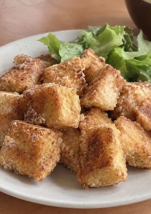 節約おかず🔥高野豆腐のカリカリ揚げ-レシピのメイン写真