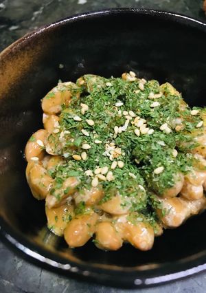 毎日の納豆●胡麻パセリ-レシピのメイン写真