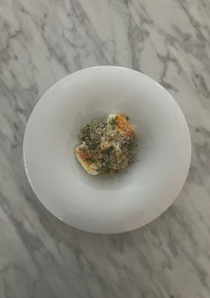半熟卵とポテトのサラダ仕立て-レシピのメイン写真