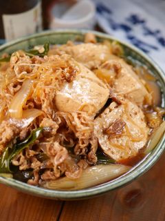 しみしみ玉ねぎと白滝の🤤豚バラ肉豆腐☆-レシピのメイン写真