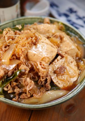 しみしみ玉ねぎと白滝の🤤豚バラ肉豆腐☆-レシピのメイン写真