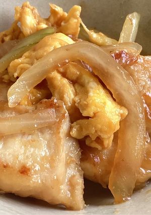 鶏むね肉の照り玉炒め-レシピのメイン写真