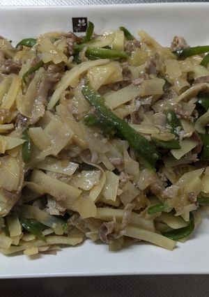 ジャガイモで青椒肉絲-レシピのメイン写真