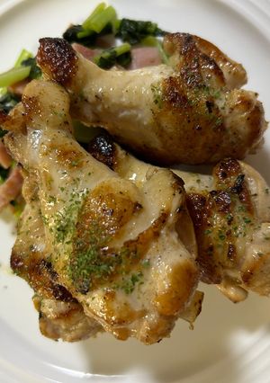手羽元肉のレモンペッパーチキン-レシピのメイン写真