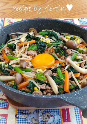 ♔ワンパン♪なんちゃって石焼きビビンバ♔-レシピのメイン写真