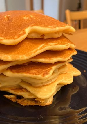 米粉りんごホットケーキ-レシピのメイン写真