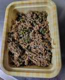 醤油麹でじゃこと紫蘇の実の佃煮