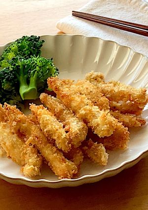 鶏胸肉のマヨカレースティックフライ-レシピのメイン写真