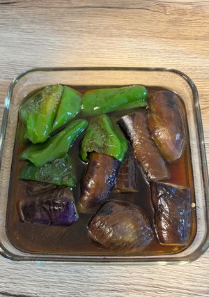 ナスとピーマンの焼き浸し-レシピのメイン写真