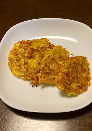 カレー風味のキャベ玉焼き-レシピのメイン写真