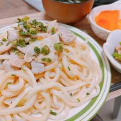 รูปของ 豚ネギ塩焼きうどん