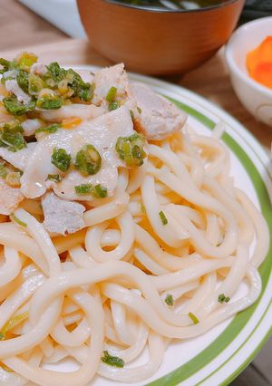豚ネギ塩焼きうどん-レシピのメイン写真