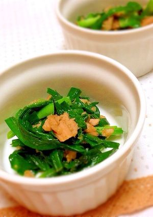 ニラのシーチキン炒め-レシピのメイン写真