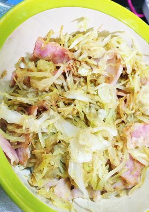 千切りキャベツパックで簡単炒め-レシピのメイン写真