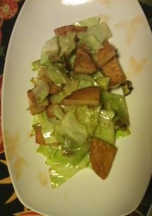 キャベツとさつま揚げの炒め物-レシピのメイン写真