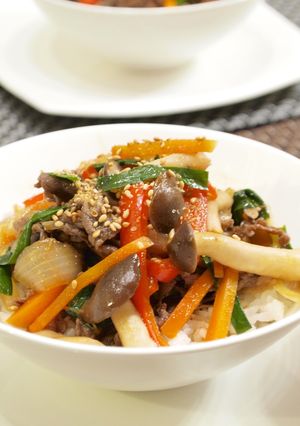 お野菜たっぷり♪韓国風牛丼-レシピのメイン写真