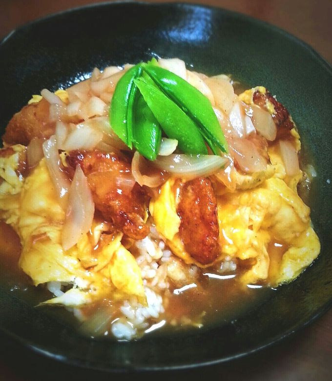 簡単甘酢餡♪唐揚げリメイク天津飯♪ by シャア専用料理長 簡単甘酢餡♪唐揚げリメイク天津飯♪ by シャア専用料理長