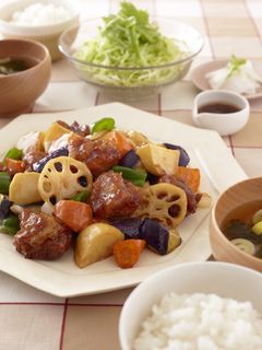 鶏と野菜の黒酢あん-レシピのメイン写真