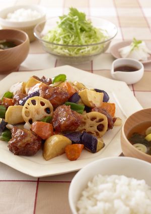 鶏と野菜の黒酢あん-レシピのメイン写真