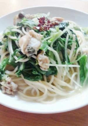 春キャベツとベビーホタテの旨パスタ-レシピのメイン写真