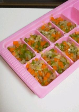 *離乳食*野菜キューブ-レシピのメイン写真