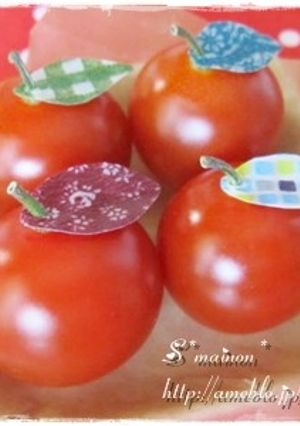 可愛いトマト♡葉っぷるちゃん＊キャラ弁-レシピのメイン写真