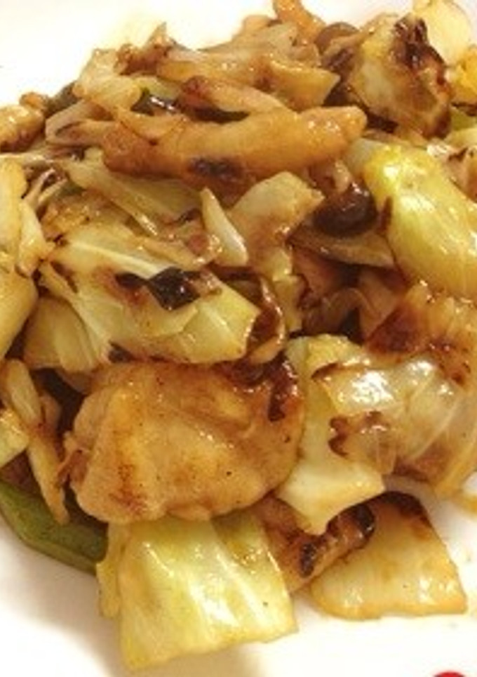 簡単☆とろっと鶏肉と春キャベツの炒め物-レシピのメイン写真